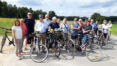 19 Freie Demokraten per Fahrrad unterwegs
